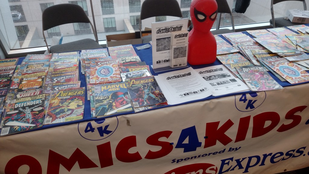 Comics4Kids INC table @ jet city comic show 2015